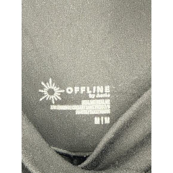 Aerie Offline Black Gym Workout Hi Rise Legging Medium - Picture 3 of 3